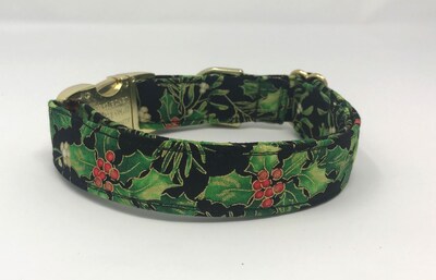 Mistletoe and Holly Dog Collar - image6